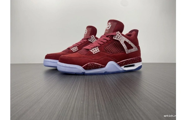 Cheap EP Air AJ4-904282 AJ4-904282 Sooners Oklahoma Retro 4 Jordans 0119